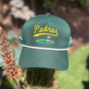San Diego Padres X The Links X Lexus Golf Adjustable Snapback Hat Green Exclusiv
